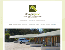 Tablet Screenshot of mountainviewlodges.com.au